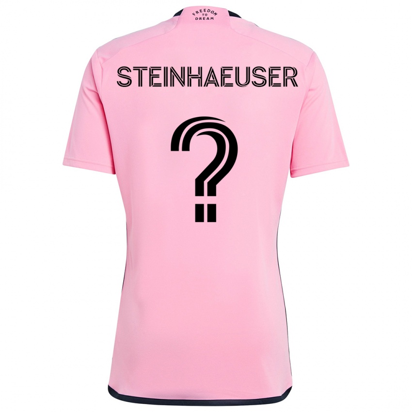 Kinder Marcus Steinhaeuser #0 Rosa Heimtrikot Trikot 2024/25 T-Shirt Österreich