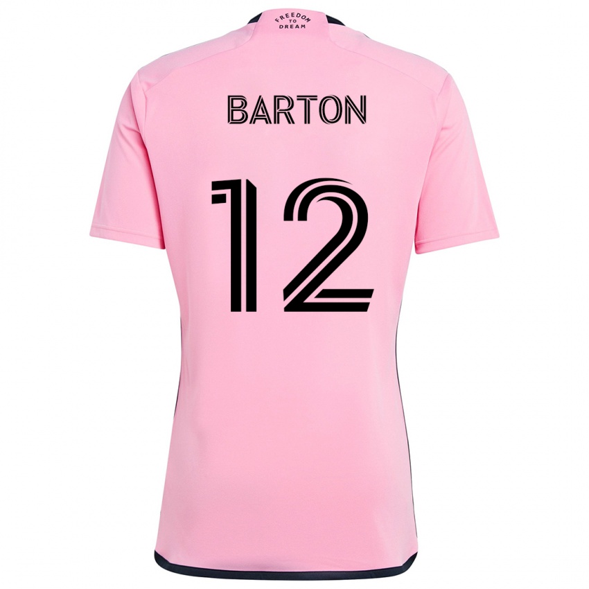 Kinder Tye Barton #12 Rosa Heimtrikot Trikot 2024/25 T-Shirt Österreich