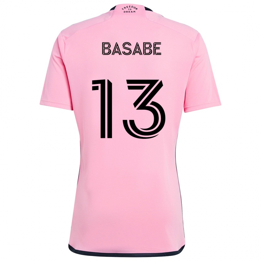 Kinder Samuel Basabe #13 Rosa Heimtrikot Trikot 2024/25 T-Shirt Österreich