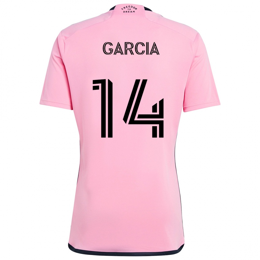 Kinder Santiago Garcia #14 Rosa Heimtrikot Trikot 2024/25 T-Shirt Österreich