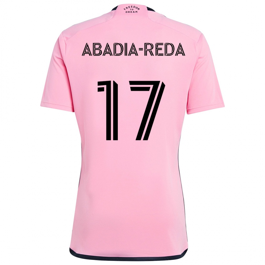 Kinder Ezequiel Abadia-Reda #17 Rosa Heimtrikot Trikot 2024/25 T-Shirt Österreich