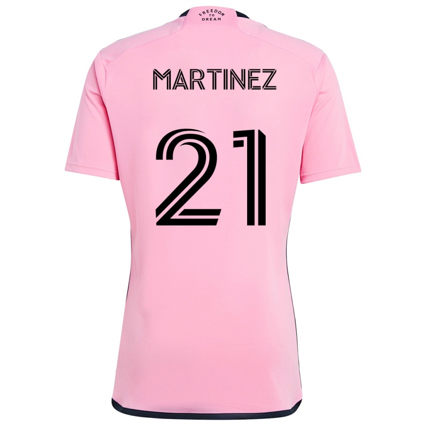 Kinder Derrek Martinez #21 Rosa Heimtrikot Trikot 2024/25 T-Shirt Österreich