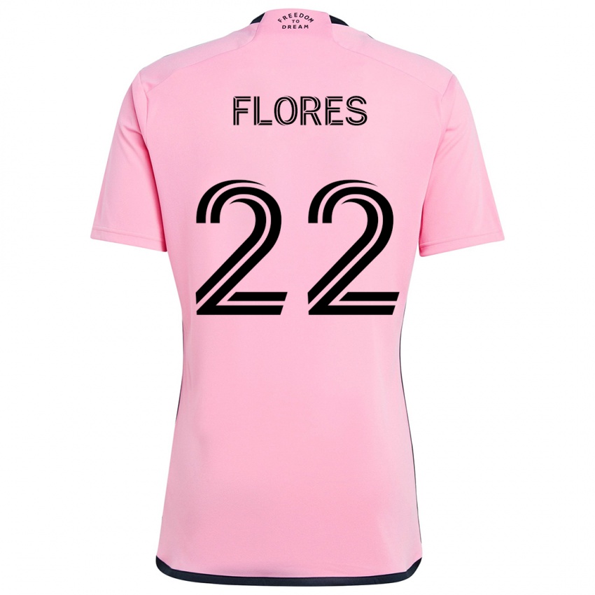 Kinder Alejandro Flores #22 Rosa Heimtrikot Trikot 2024/25 T-Shirt Österreich