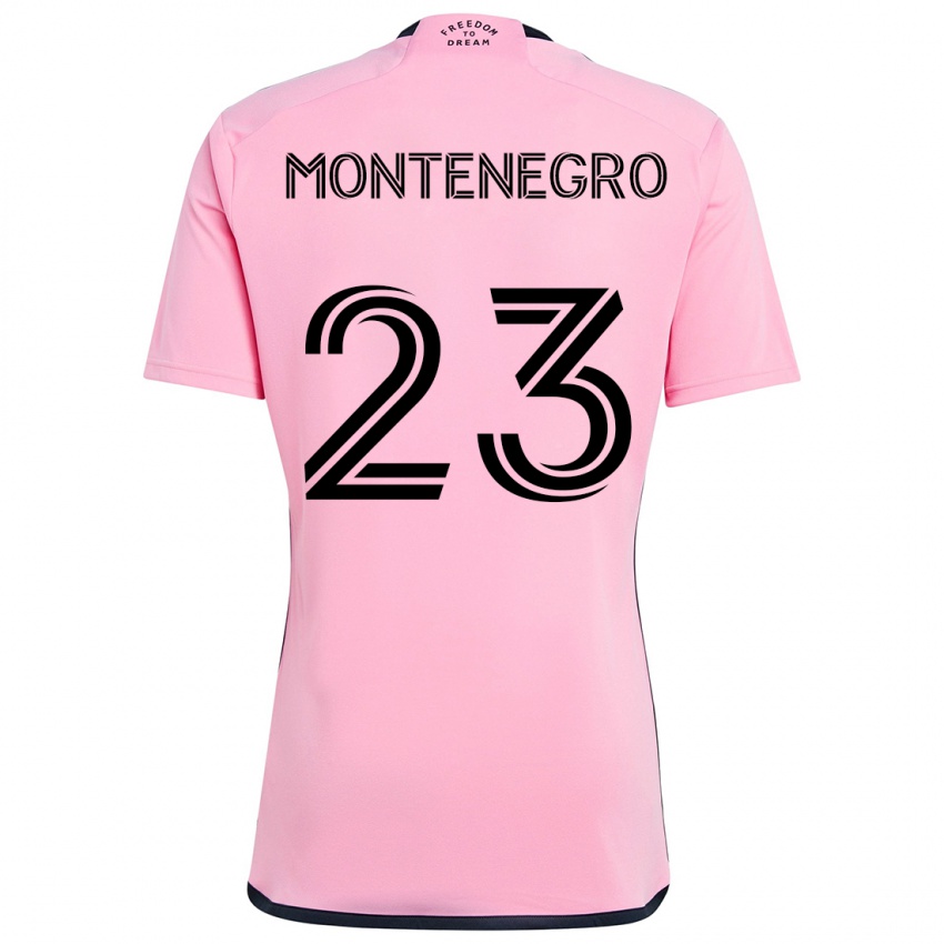 Kinder Ricardo Montenegro #23 Rosa Heimtrikot Trikot 2024/25 T-Shirt Österreich