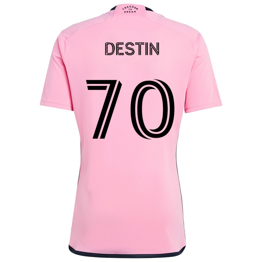 Kinder Bryan Destin #70 Rosa Heimtrikot Trikot 2024/25 T-Shirt Österreich