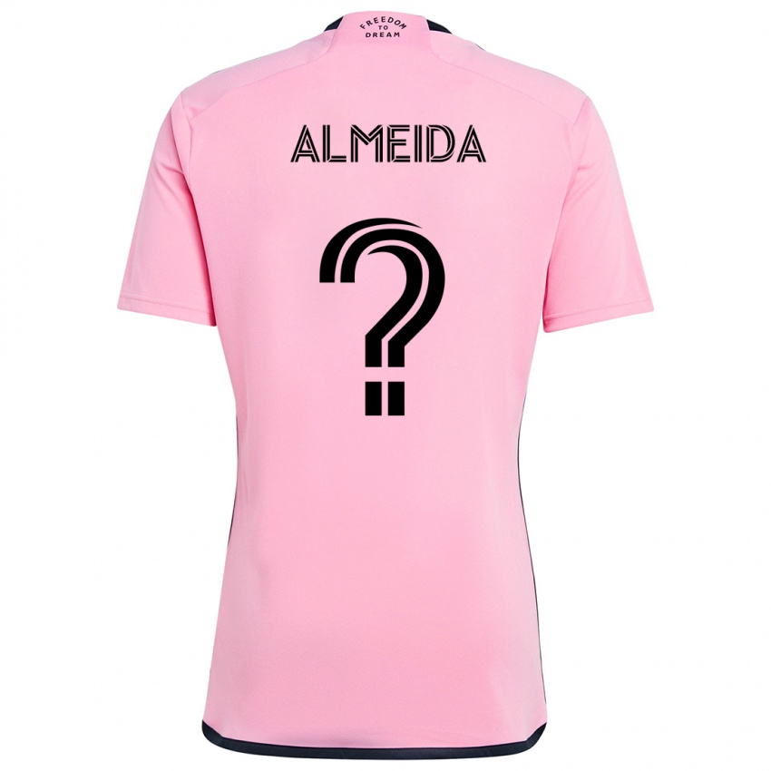 Kinder Nicholas Almeida #0 Rosa Heimtrikot Trikot 2024/25 T-Shirt Österreich