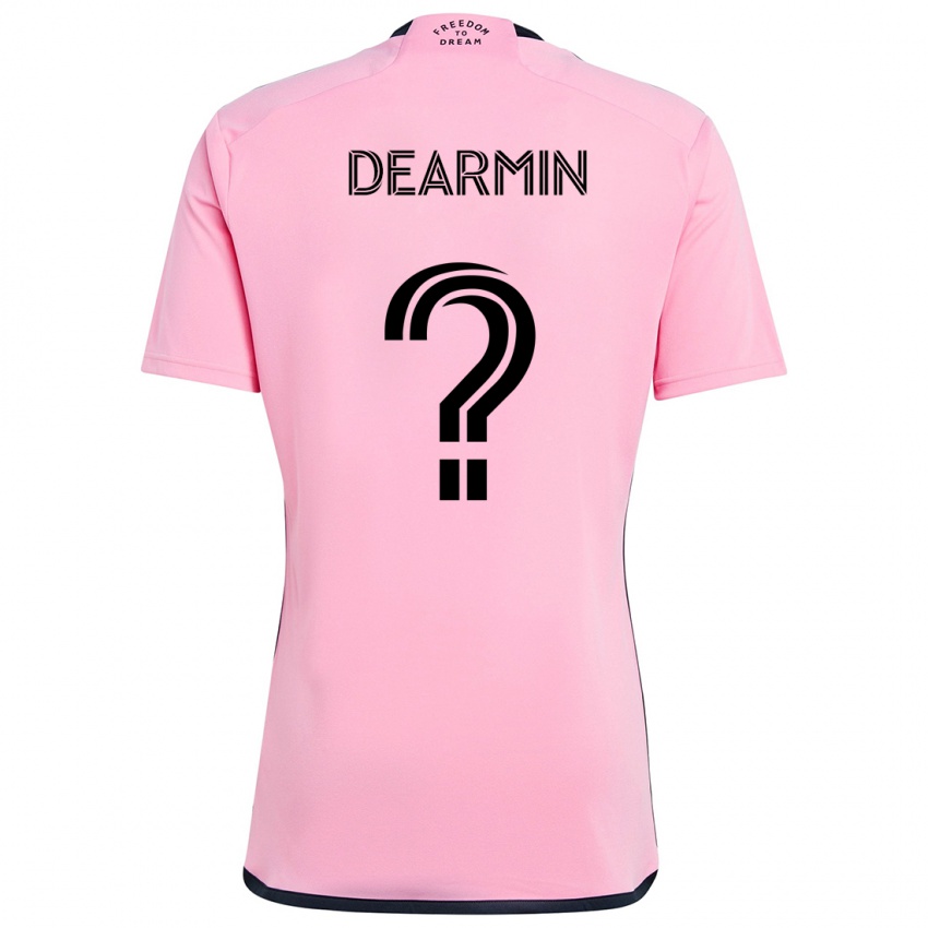 Kinder Nash Dearmin #0 Rosa Heimtrikot Trikot 2024/25 T-Shirt Österreich