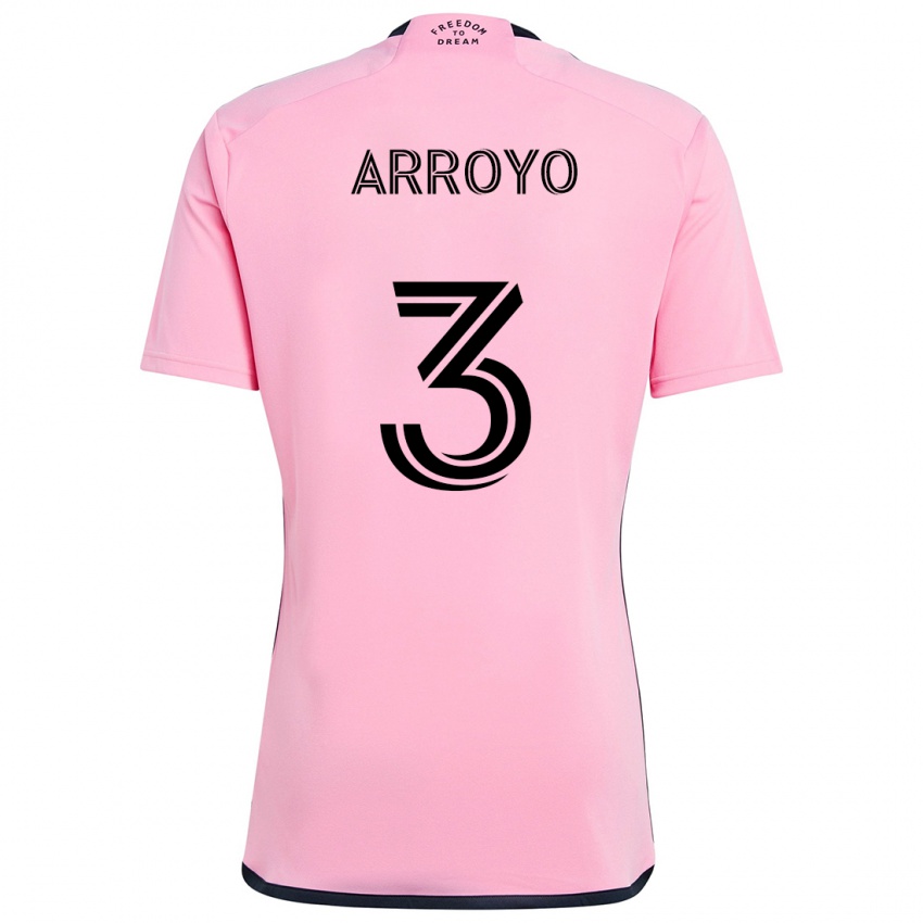 Kinder Dixon Arroyo #3 Rosa Heimtrikot Trikot 2024/25 T-Shirt Österreich