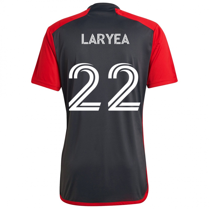 Kinder Richie Laryea #22 Grau Rot Heimtrikot Trikot 2024/25 T-Shirt Österreich