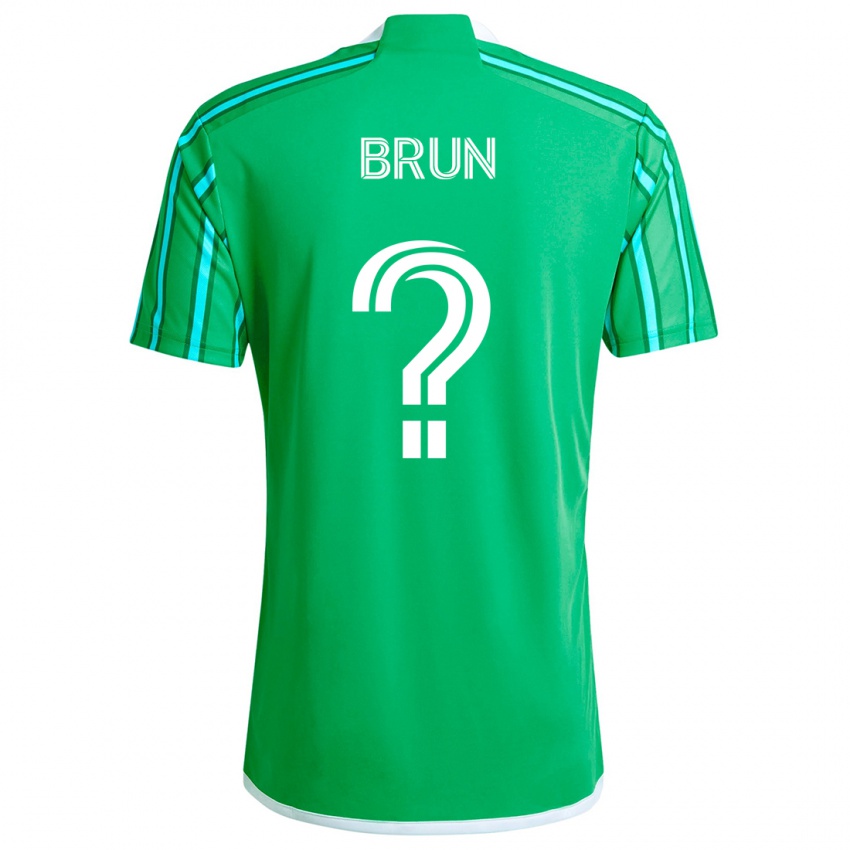 Kinder Shaun Brun #0 Grün Weiß Heimtrikot Trikot 2024/25 T-Shirt Österreich