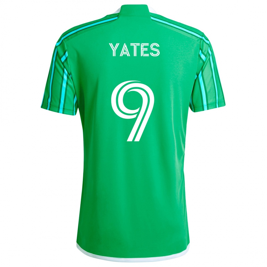 Kinder Summer Yates #9 Grün Weiß Heimtrikot Trikot 2024/25 T-Shirt Österreich