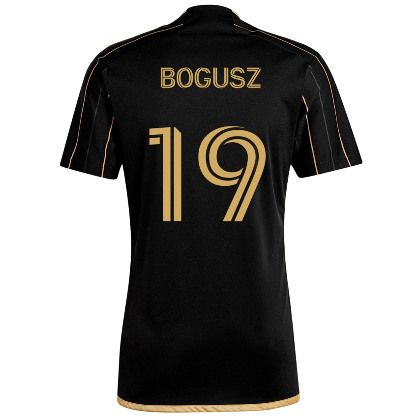 Kinder Mateusz Bogusz #19 Schwarzes Gold Heimtrikot Trikot 2024/25 T-Shirt Österreich