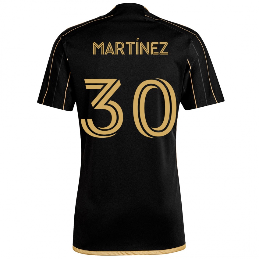 Kinder David Martínez #30 Schwarzes Gold Heimtrikot Trikot 2024/25 T-Shirt Österreich