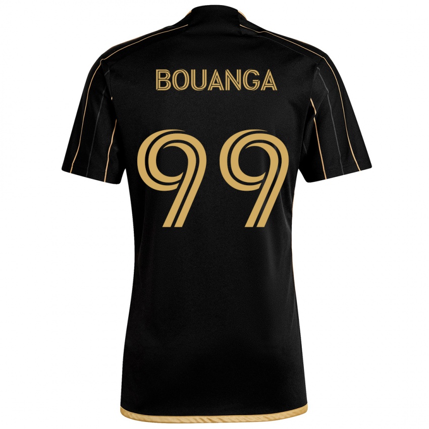 Kinder Denis Bouanga #99 Schwarzes Gold Heimtrikot Trikot 2024/25 T-Shirt Österreich