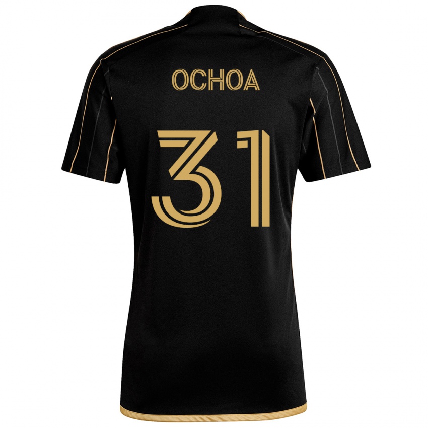 Kinder David Ochoa #31 Schwarzes Gold Heimtrikot Trikot 2024/25 T-Shirt Österreich