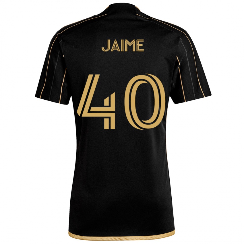 Kinder Christopher Jaime #40 Schwarzes Gold Heimtrikot Trikot 2024/25 T-Shirt Österreich