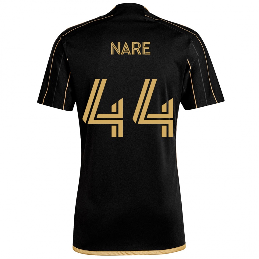 Kinder Thabo Nare #44 Schwarzes Gold Heimtrikot Trikot 2024/25 T-Shirt Österreich