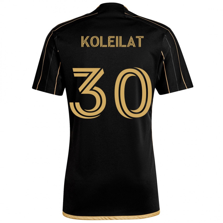 Kinder Jassem Koleilat #30 Schwarzes Gold Heimtrikot Trikot 2024/25 T-Shirt Österreich