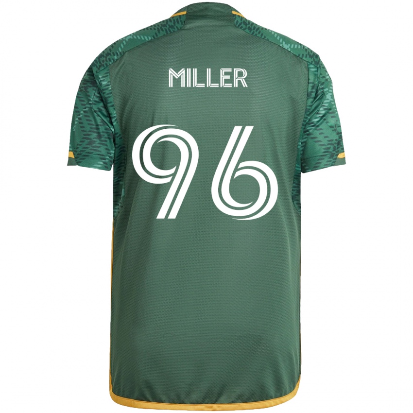 Kinder Carver Miller #96 Grün Orange Heimtrikot Trikot 2024/25 T-Shirt Österreich