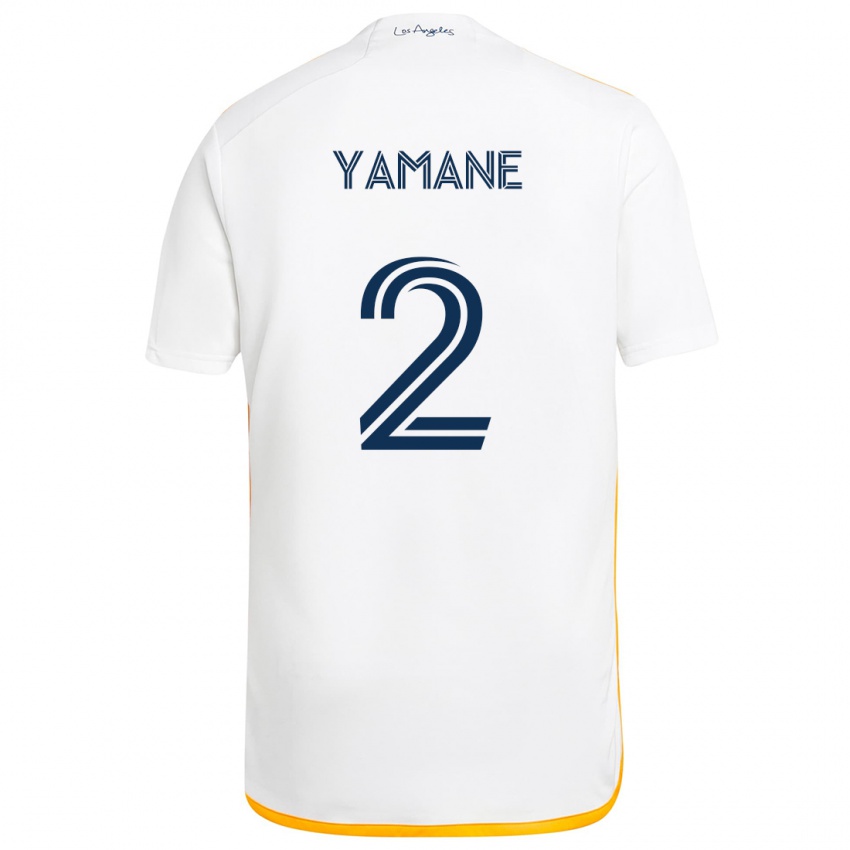 Kinder Miki Yamane #2 Weiß Gelb Heimtrikot Trikot 2024/25 T-Shirt Österreich