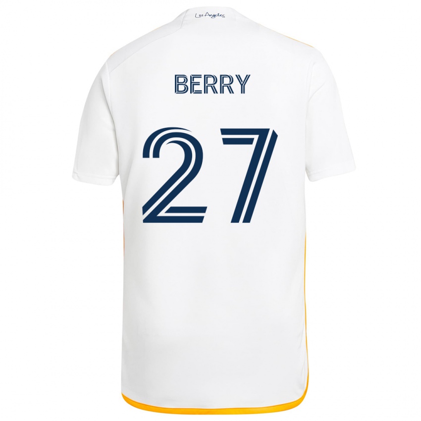 Kinder Miguel Berry #27 Weiß Gelb Heimtrikot Trikot 2024/25 T-Shirt Österreich