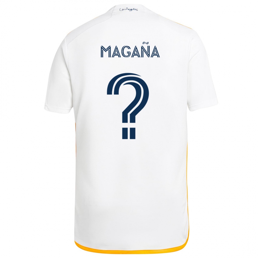 Kinder Jose Magaña #0 Weiß Gelb Heimtrikot Trikot 2024/25 T-Shirt Österreich