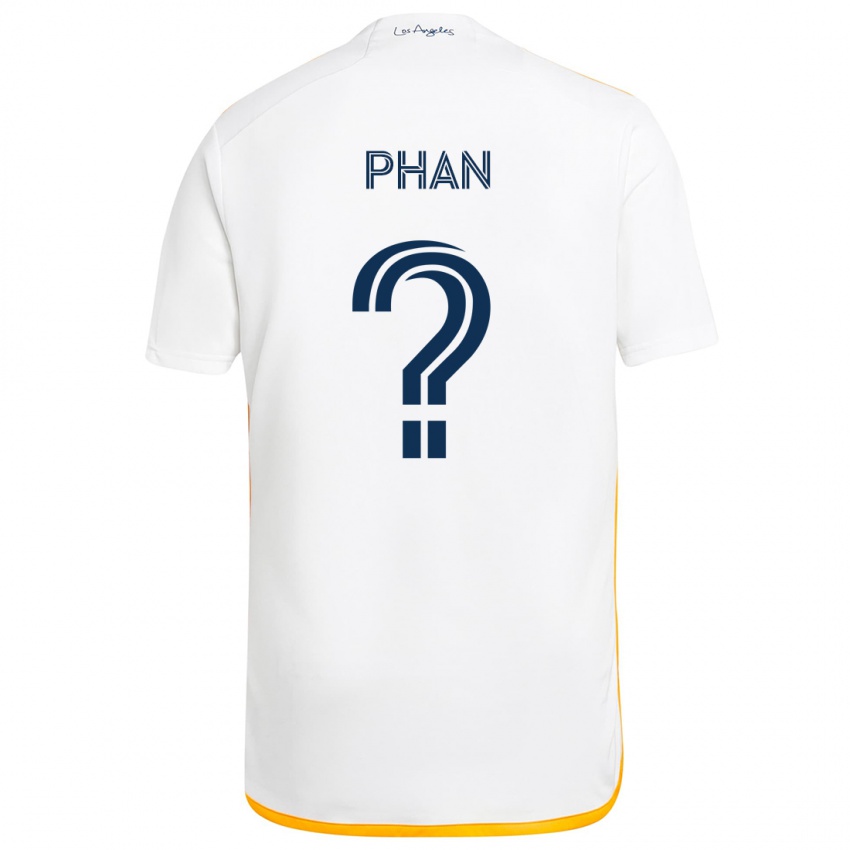 Kinder Brett Phan #0 Weiß Gelb Heimtrikot Trikot 2024/25 T-Shirt Österreich