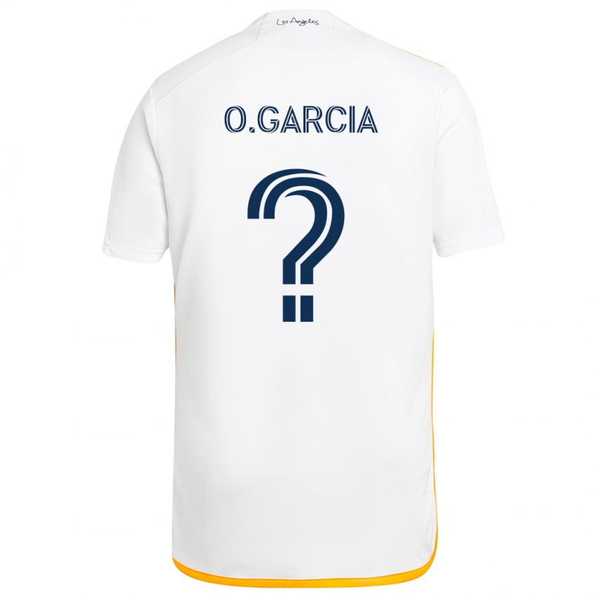 Kinder Omar Garcia #0 Weiß Gelb Heimtrikot Trikot 2024/25 T-Shirt Österreich