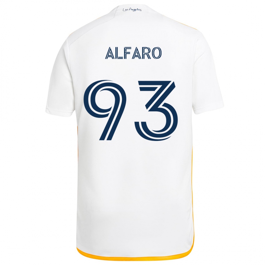 Kinder Tony Alfaro #93 Weiß Gelb Heimtrikot Trikot 2024/25 T-Shirt Österreich