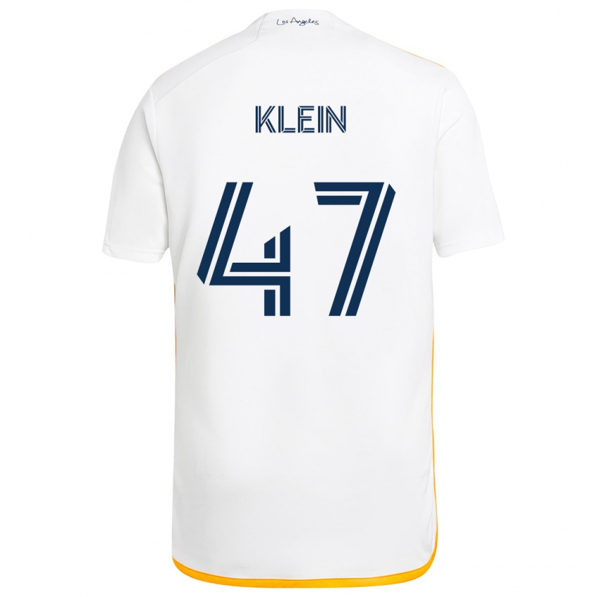 Kinder Carson Klein #47 Weiß Gelb Heimtrikot Trikot 2024/25 T-Shirt Österreich