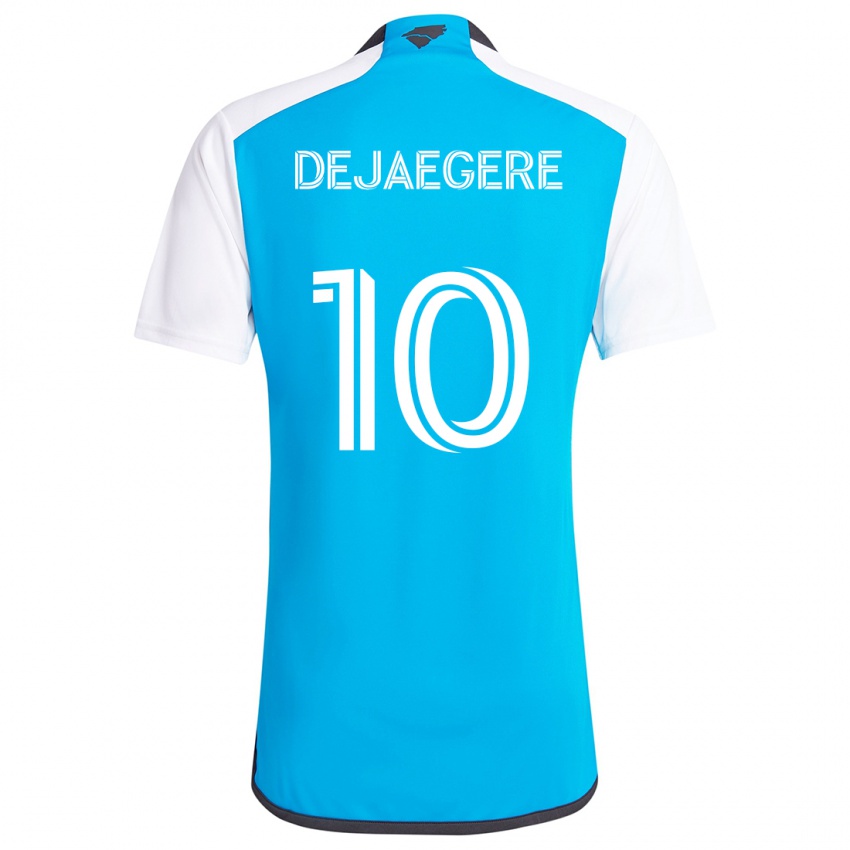 Kinder Brecht Dejaegere #10 Blau Weiss Heimtrikot Trikot 2024/25 T-Shirt Österreich