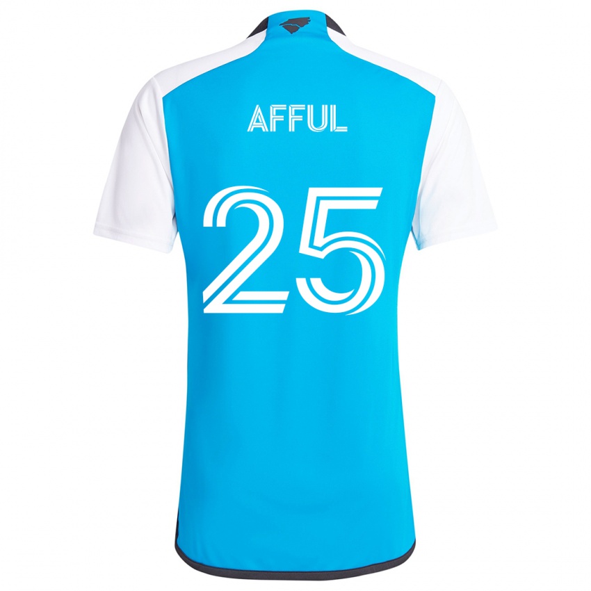 Kinder Harrison Afful #25 Blau Weiss Heimtrikot Trikot 2024/25 T-Shirt Österreich