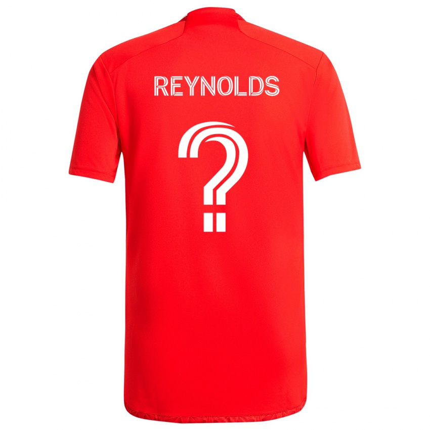 Kinder Justin Reynolds #0 Rot-Weiss Heimtrikot Trikot 2024/25 T-Shirt Österreich