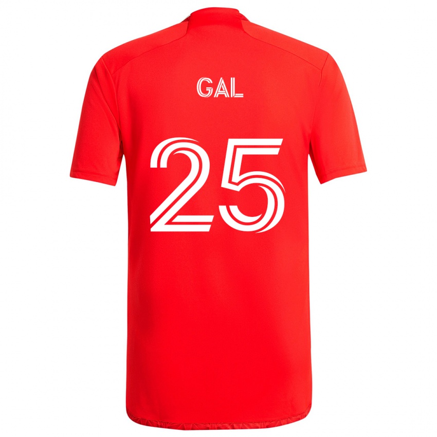 Kinder Jeff Gal #25 Rot-Weiss Heimtrikot Trikot 2024/25 T-Shirt Österreich