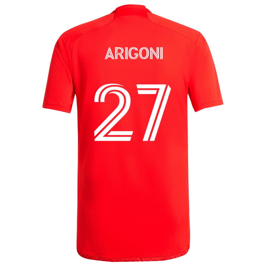 Kinder Allan Arigoni #27 Rot-Weiss Heimtrikot Trikot 2024/25 T-Shirt Österreich