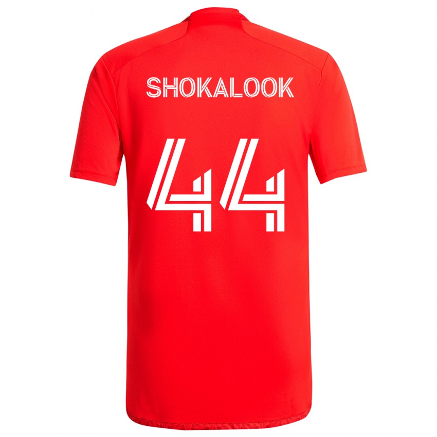 Kinder Jason Shokalook #44 Rot-Weiss Heimtrikot Trikot 2024/25 T-Shirt Österreich