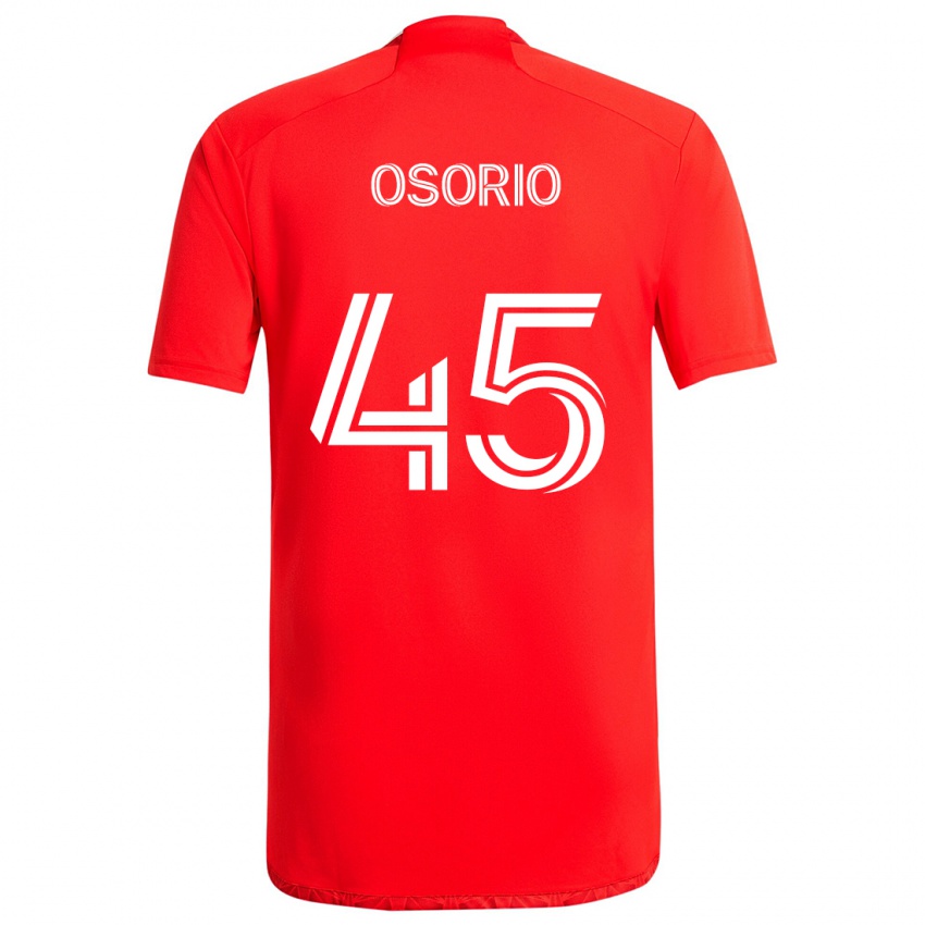 Kinder Harold Osorio #45 Rot-Weiss Heimtrikot Trikot 2024/25 T-Shirt Österreich