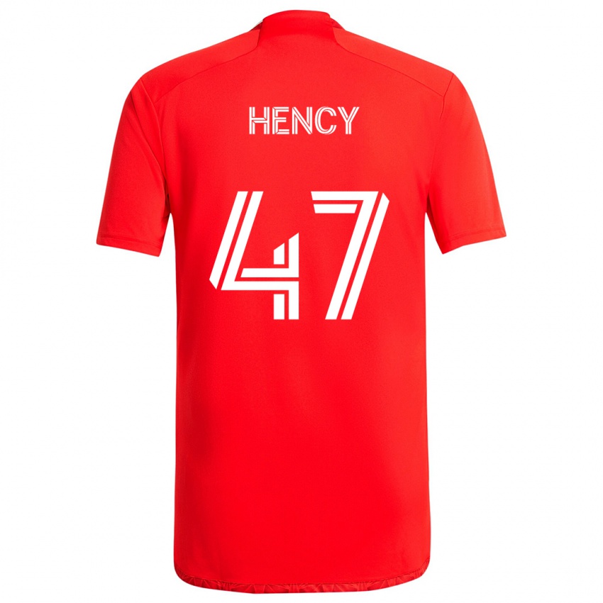 Kinder Billy Hency #47 Rot-Weiss Heimtrikot Trikot 2024/25 T-Shirt Österreich