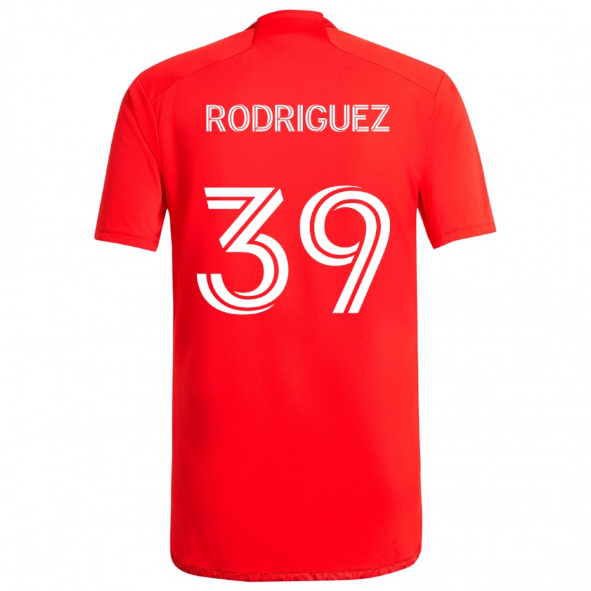 Kinder Allan Rodriguez #39 Rot-Weiss Heimtrikot Trikot 2024/25 T-Shirt Österreich