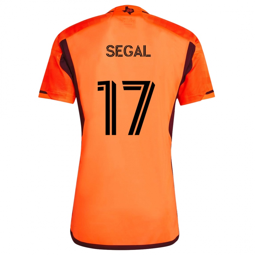 Kinder Gabriel Segal #17 Orange Schwarz Heimtrikot Trikot 2024/25 T-Shirt Österreich