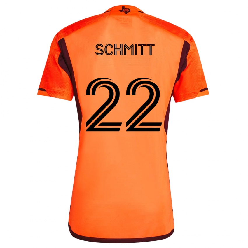 Kinder Tate Schmitt #22 Orange Schwarz Heimtrikot Trikot 2024/25 T-Shirt Österreich