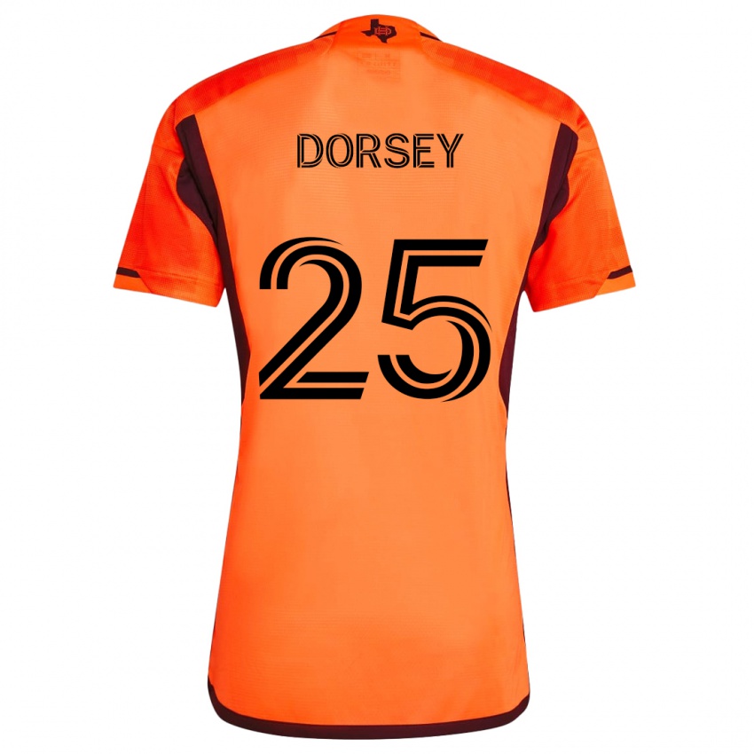 Kinder Griffin Dorsey #25 Orange Schwarz Heimtrikot Trikot 2024/25 T-Shirt Österreich