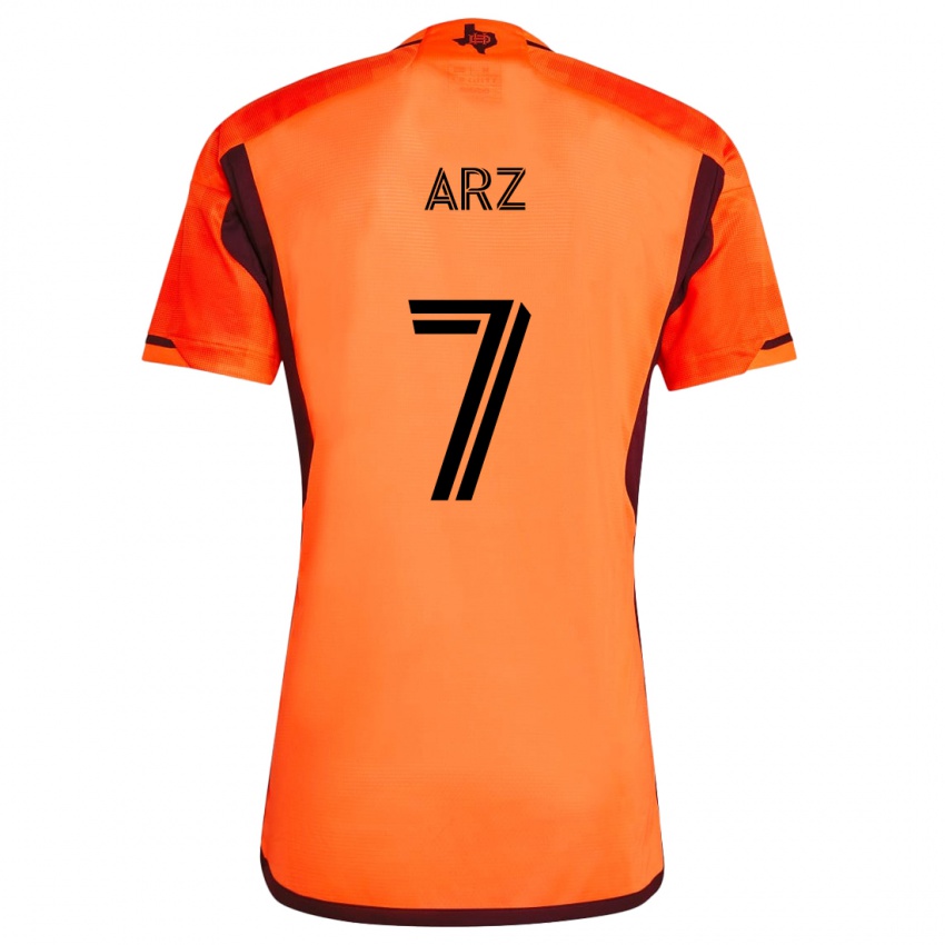 Kinder Exon Arzú #7 Orange Schwarz Heimtrikot Trikot 2024/25 T-Shirt Österreich