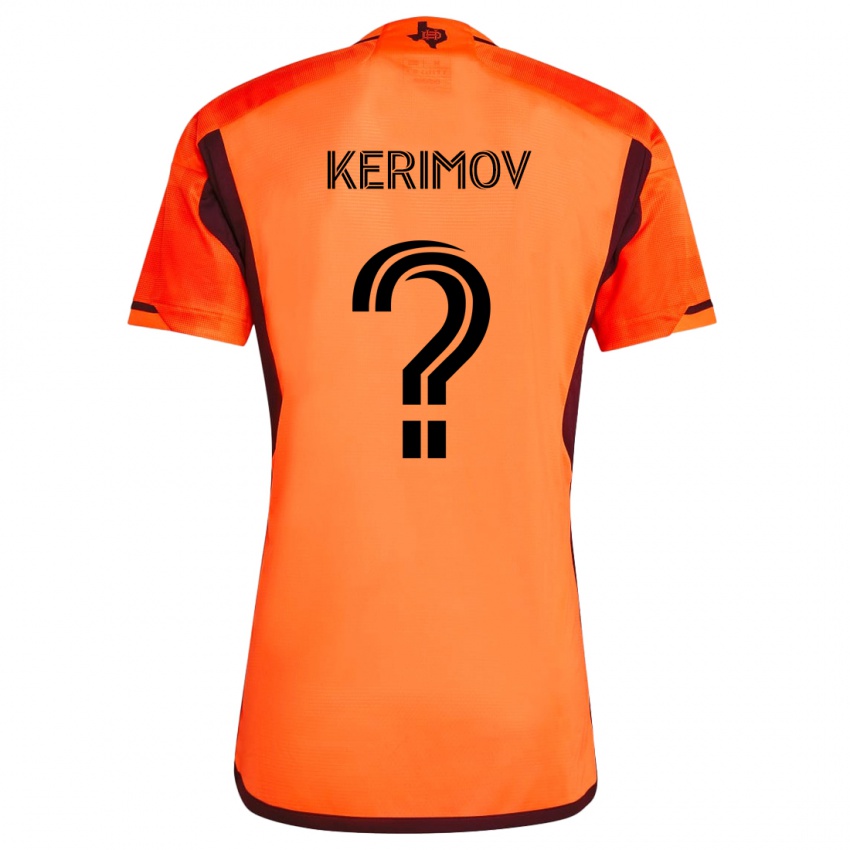 Kinder Roman Kerimov #0 Orange Schwarz Heimtrikot Trikot 2024/25 T-Shirt Österreich