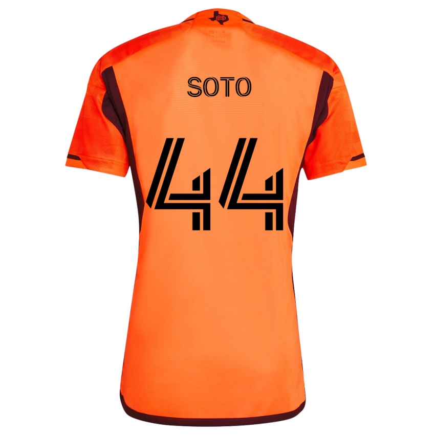 Kinder Ezekiel Soto #44 Orange Schwarz Heimtrikot Trikot 2024/25 T-Shirt Österreich