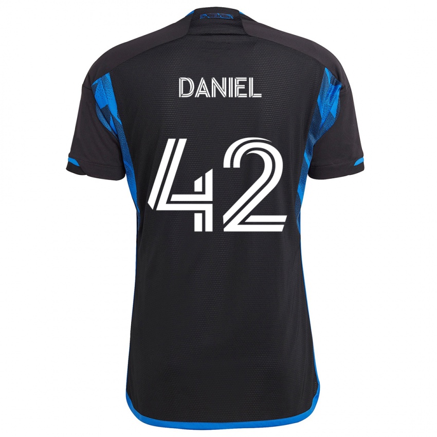 Kinder Daniel #42 Blau Schwarz Heimtrikot Trikot 2024/25 T-Shirt Österreich