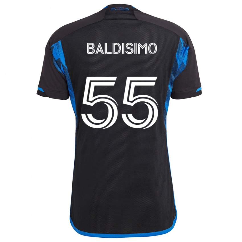 Kinder Michael Baldisimo #55 Blau Schwarz Heimtrikot Trikot 2024/25 T-Shirt Österreich