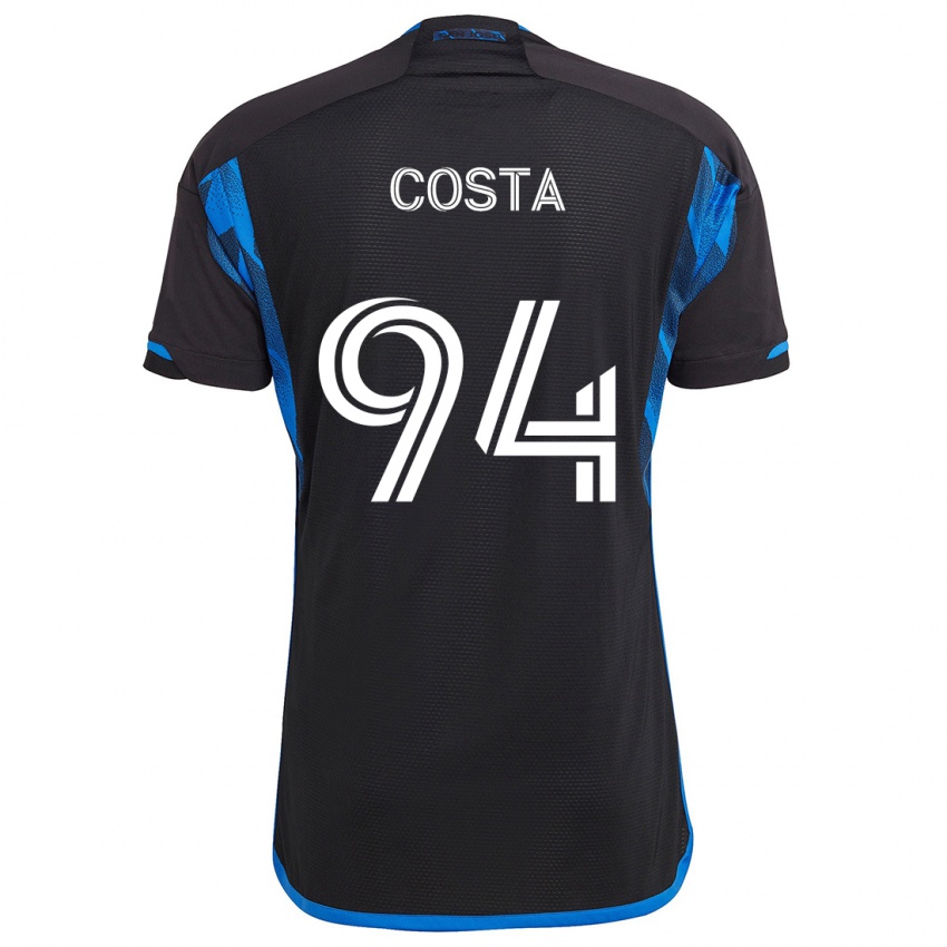 Kinder Vítor Costa #94 Blau Schwarz Heimtrikot Trikot 2024/25 T-Shirt Österreich