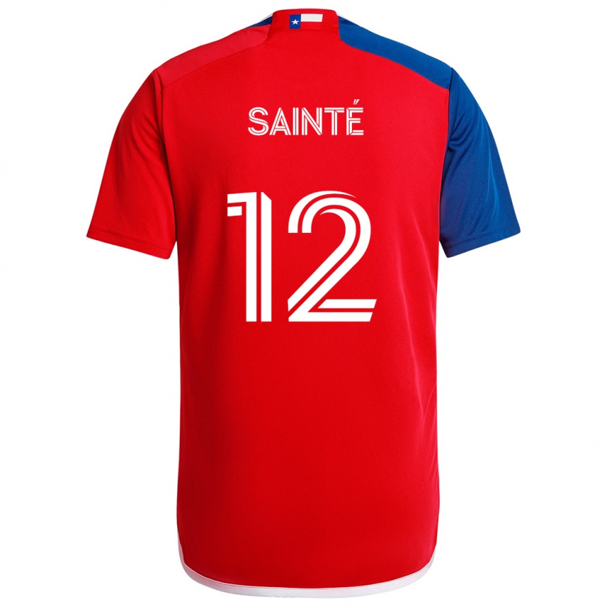 Kinder Carl Sainté #12 Blau Rot Heimtrikot Trikot 2024/25 T-Shirt Österreich