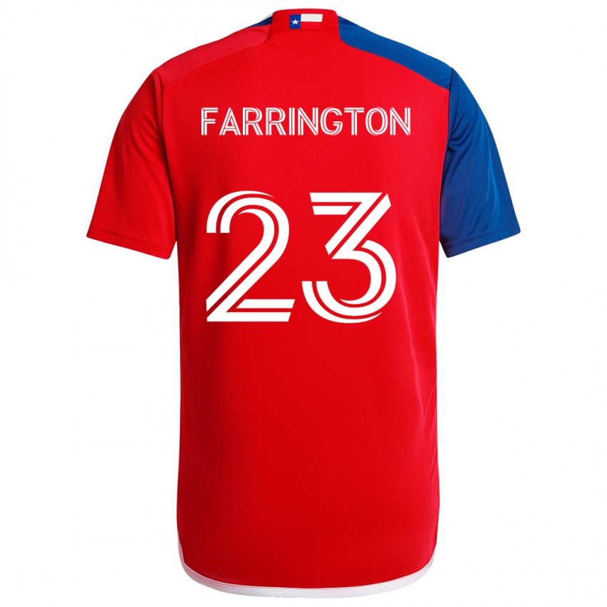 Kinder Logan Farrington #23 Blau Rot Heimtrikot Trikot 2024/25 T-Shirt Österreich